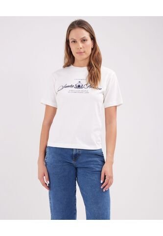 Camiseta Para Mujer Manga Corta Color Blanco Marca Patprimo #30093562 Patprimo