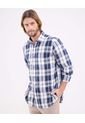 Camisa Para Hombre Manga Larga Con Bolsillo Cuello Casual M Color Azul Marca Patprimo #44013161 de Patprimo