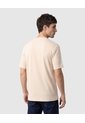Camiseta Texturizada Manga Corta Para Hombre  Para Hombre Beige Patprimo de Patprimo