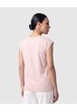Camiseta Estampada Manga Corta Para Mujer  Para Mujer Rosa Patprimo de Patprimo