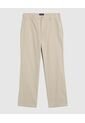 Pantalón Chino De Corte Recto   Para Hombre Beige Patprimo de Patprimo