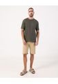 Camiseta Texturizada De Cuello Redondo   Para Hombre Verde Patprimo de Patprimo