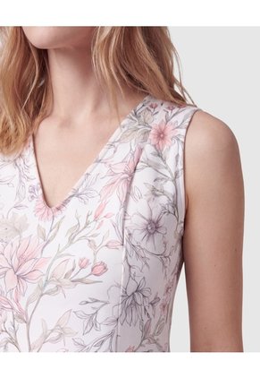 Camiseta Sin Mangas Con Escote V Para Muje Para Mujer Rosa Patprimo