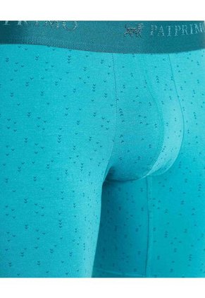 Bóxer Medio Estampado X1 Para Hombre Verde Patprimo