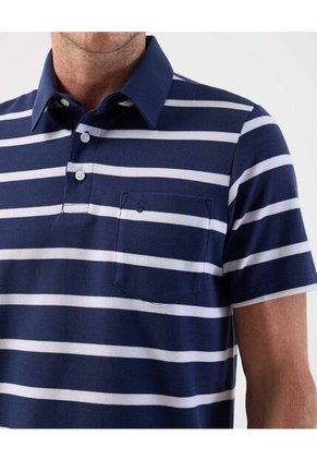 Polo  Para Hombre Cuello Maquina Con Bolsillo Color Azul Marca Patprimo #44112759