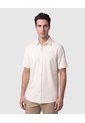 Camisa Manga Corta Unicolor Para Hombre  Para Hombre Crema Patprimo de Patprimo