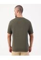 Camiseta Texturizada De Cuello Redondo   Para Hombre Verde Patprimo de Patprimo