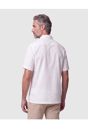 Camisa Guayabera Manga Corta Para Hombre  Para Hombre Blanco Patprimo