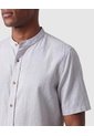 Camisa Manga Corta Con Cuello Mao Para Hombre  Para Hombre Verde Patprimo de Patprimo