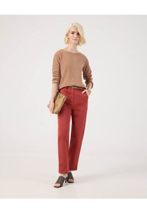 Pantalón Para Mujer Chino Color Rojo Marca Patprimo #30071997