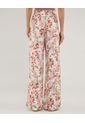 Pantalon Estampado Tipo Pareo  Para Mujer Rojo Patprimo de Patprimo