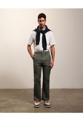 Pantalon Regular   Para Hombre Gris Patprimo
