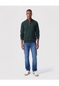 Saco Tejido De Cuello Alto Con Cierre Para Hombre  Para Hombre Verde Patprimo de Patprimo