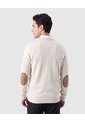 Saco Tejido De Cuello Redondo Para Hombre  Para Hombre Beige Patprimo de Patprimo