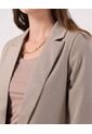 Blazer A Cuadros   Para Mujer Café Patprimo de Patprimo