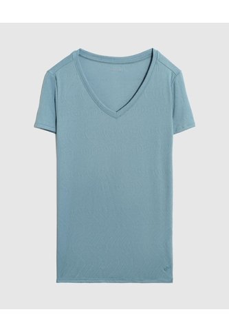 Camiseta Sport Cuello V Para Mujer  Para Mujer Verde Patprimo Patprimo