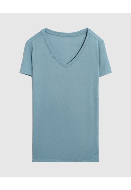 Camiseta Sport Cuello V Para Mujer  Para Mujer Verde Patprimo