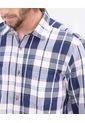 Camisa Para Hombre Manga Larga Con Bolsillo Cuello Casual M Color Azul Marca Patprimo #44013161 de Patprimo