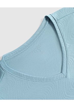 Camiseta Sport Cuello V Para Mujer  Para Mujer Verde Patprimo