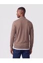 Saco Tejido De Cuello Alto Con Cierre Para Hombre  Para Hombre Café Patprimo de Patprimo