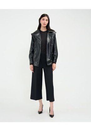 Camiseta Para Mujer Manga Larga Cuello Redondo Color Negro Marca Patprimo #30093613