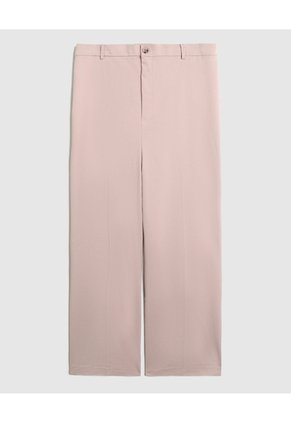 Pantalón Recto Sastrero Para Mujer Curvy Para Mujer Rosa Patprimo