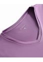 Camiseta Básica De Cuello En V  Para Mujer Morado Patprimo de Patprimo