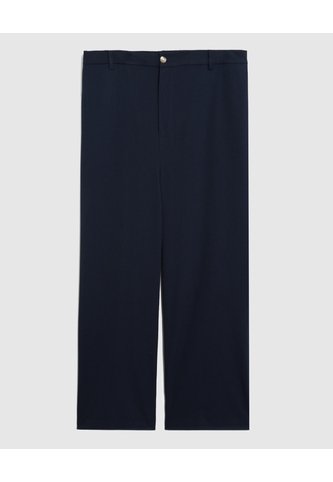Pantalón Clásico Recto Para Mujer Curvy  Para Mujer Azul Patprimo Patprimo