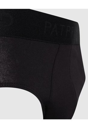 Pantalóncillo X1 Para Hombre Brief Color Negro Marca Patprimo #44000457