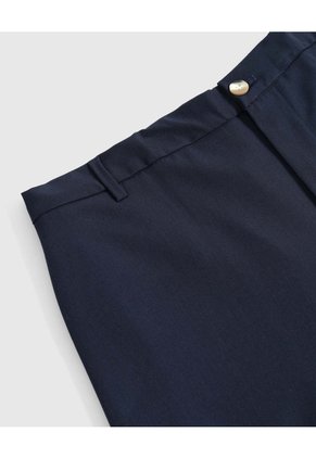Pantalón Clásico Recto Para Mujer Curvy Para Mujer Azul Patprimo