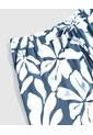 Pantalón Holgado Estampado Mujer Curvy  Para Mujer Azul Patprimo de Patprimo