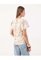 Blusa  Para Mujer Manga Corta Color Beige Marca Patprimo #30123672 de Patprimo