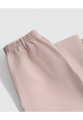 Pantalón Recto Sastrero Para Mujer Curvy Para Mujer Rosa Patprimo