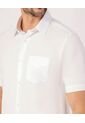 Camisa  Para Hombre Manga Corta Sin Bolsillo Cuello Formal C Color Blanco Marca Patprimo #44013185 de Patprimo