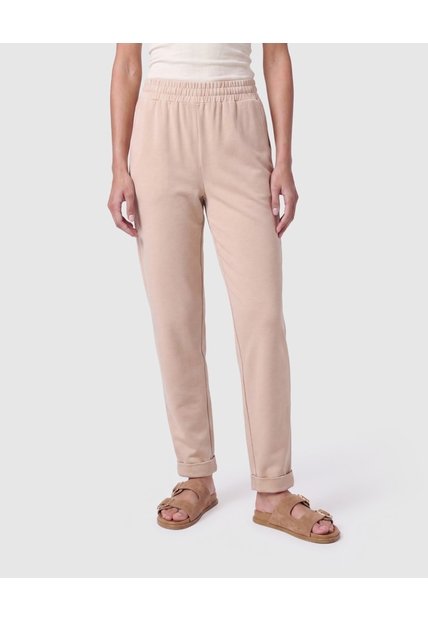 Pantalón Jogger Unicolor Mujer  Para Mujer Beige Patprimo