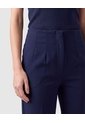 Pantalón Culotte De Tiro Alto Para Mujer  Para Mujer Azul Patprimo de Patprimo