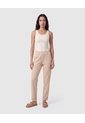 Pantalón Jogger Unicolor Mujer  Para Mujer Beige Patprimo de Patprimo