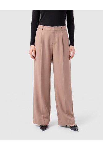 Pantalón Amplio De Pinzas Para Mujer  Para Mujer Café Patprimo Patprimo