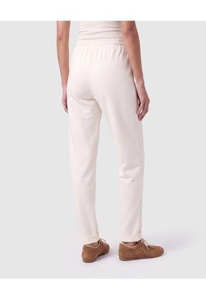 Pantalón Jogger Unicolor Mujer Para Mujer Crema Patprimo