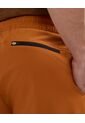 Bermuda Plana Unicolor Con Bolsillo Posterior  Para Hombre Naranja Patprimo de Patprimo