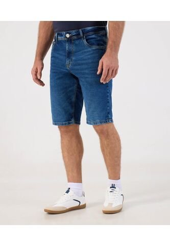 Bermuda  Para Hombre Slim Corto Color Azul Marca Patprimo #44100529 Patprimo