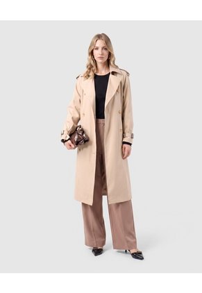 Pantalón Amplio De Pinzas Para Mujer  Para Mujer Café Patprimo