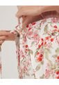 Pantalon Estampado Tipo Pareo  Para Mujer Rojo Patprimo de Patprimo