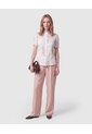 Pantalón Chino De Talle Alto Para Mujer  Para Mujer Rosa Patprimo de Patprimo
