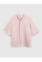 Blusa Con Lazada Al Cuello Para Mujer Curvy  Para Mujer Rosa Patprimo de Patprimo