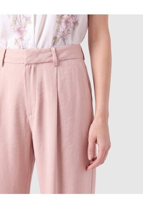 Pantalón Chino De Talle Alto Para Mujer  Para Mujer Rosa Patprimo