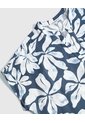 Blusa Estampada Con Cuello En V Para Mujer Curvy  Para Mujer Azul Patprimo de Patprimo
