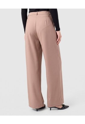 Pantalón Amplio De Pinzas Para Mujer  Para Mujer Café Patprimo