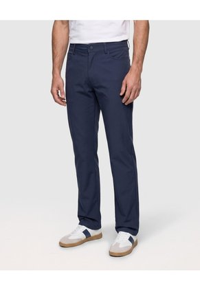 Pantalón Casual Regular Fit Para Hombre Para Hombre Azul Patprimo