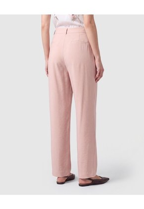 Pantalón Chino De Talle Alto Para Mujer  Para Mujer Rosa Patprimo
